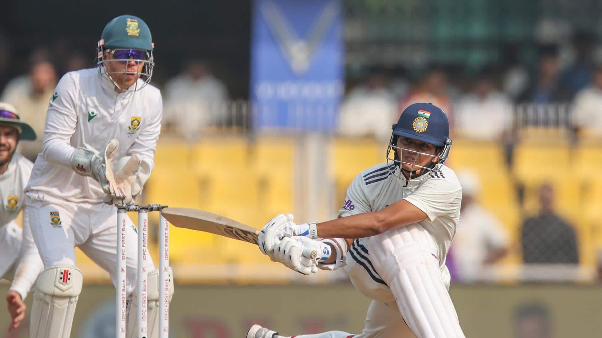 Yashasvi Jaiswal scores his maiden Test fifty against South Africa