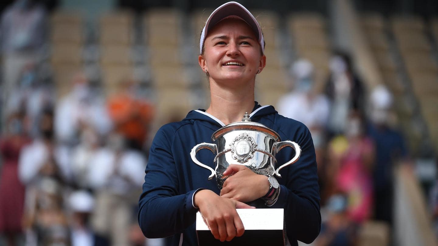 Barbora Krejcikova wins maiden French Open singles title: Records broken