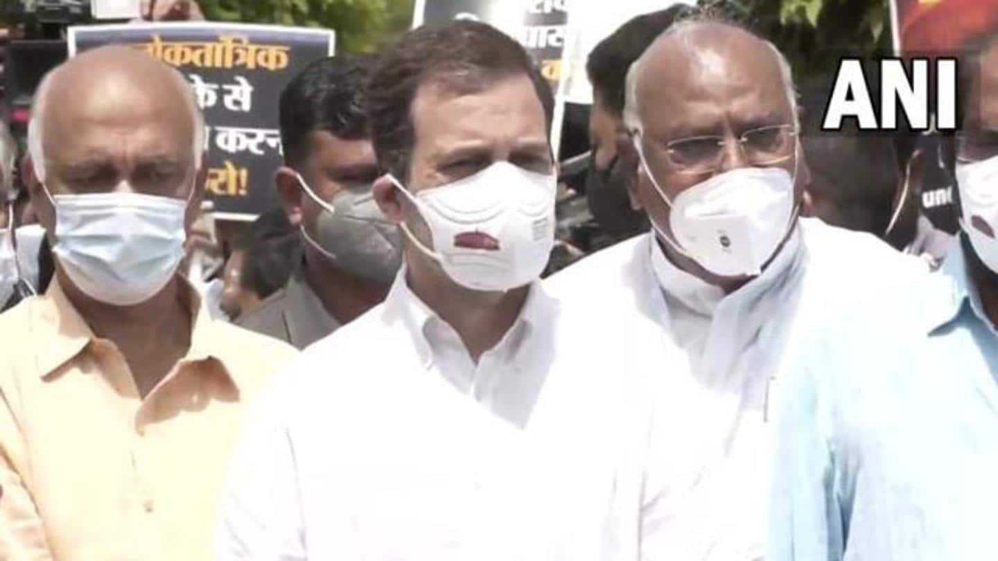 Outsiders thrashed Opposition MPs in Parliament: Gandhi Outsiders thrashed Opposition MPs in Parliament: Gandhi