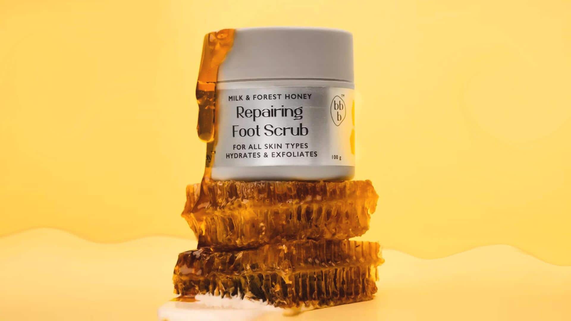 BBB's Milk and Forest Repairing Foot Scrub: Offering spa-like experience