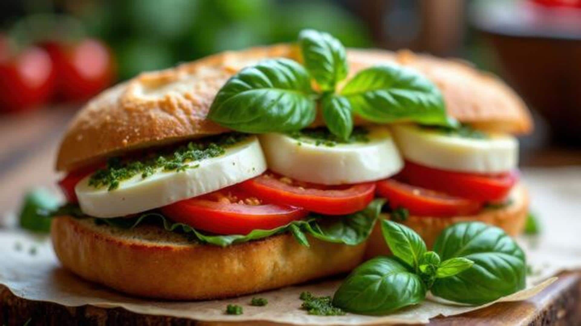 5-minute breakfasts: Tomato basil sandwich 5-minute breakfasts: Tomato basil sandwich
