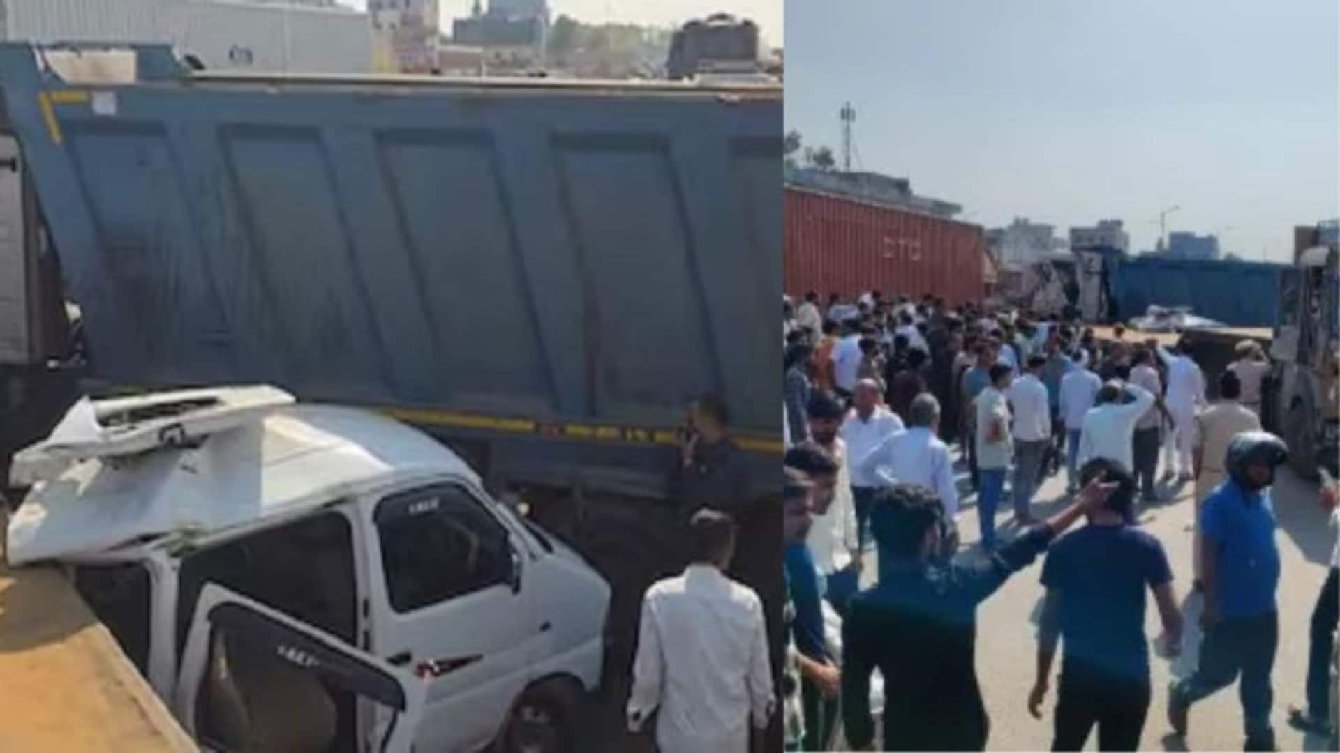 Jaipur: 14 killed as drunk trucker goes on 5km rampage 