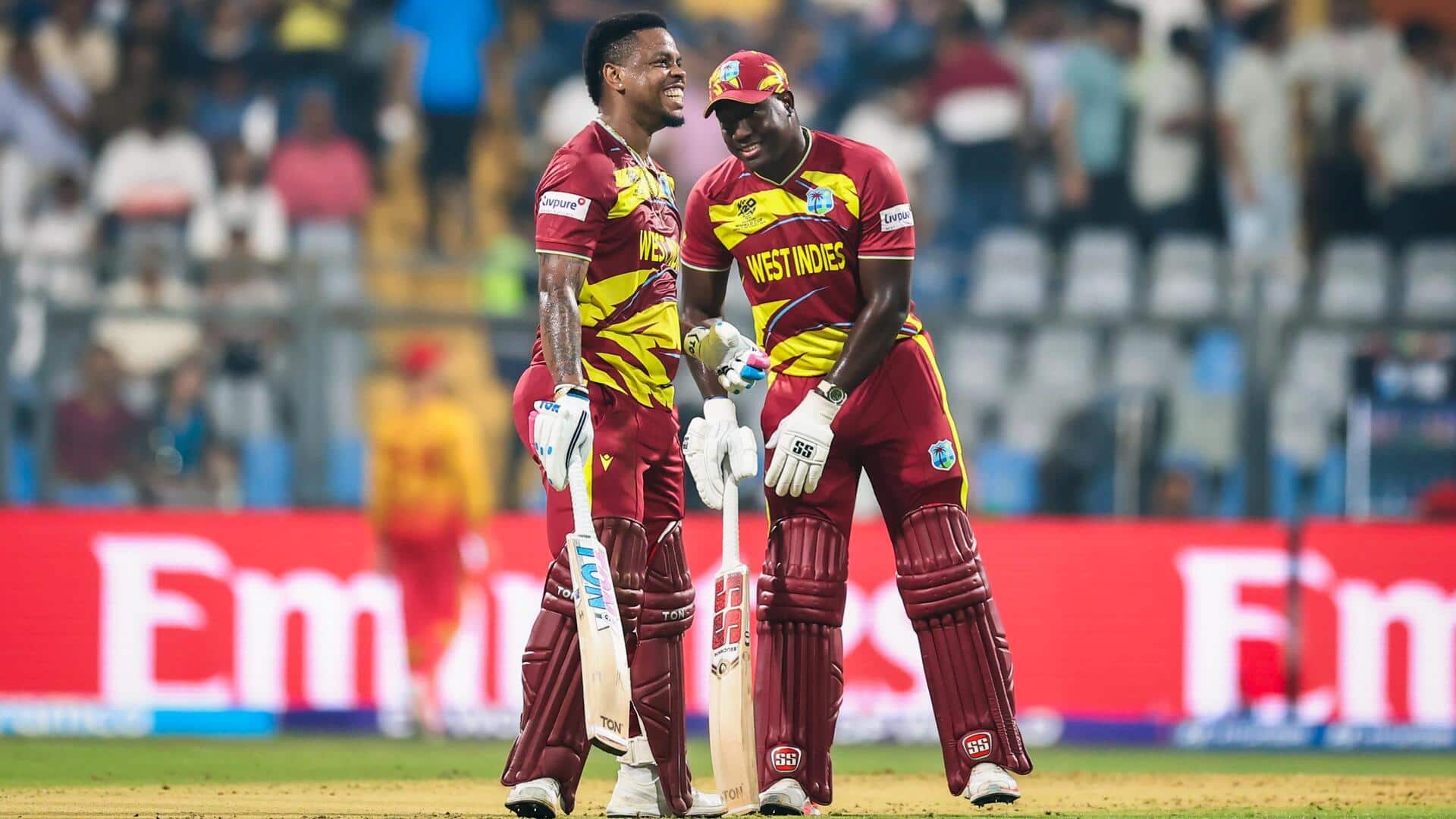 T20 World Cup: West Indies hammer Zimbabwe, continue unbeaten run 