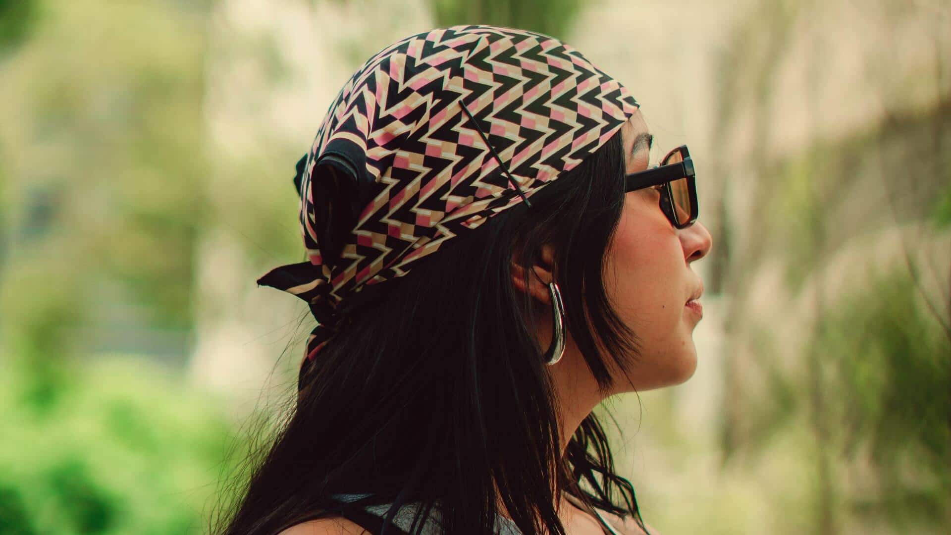 Easy summer hairstyles you can create with a bandana