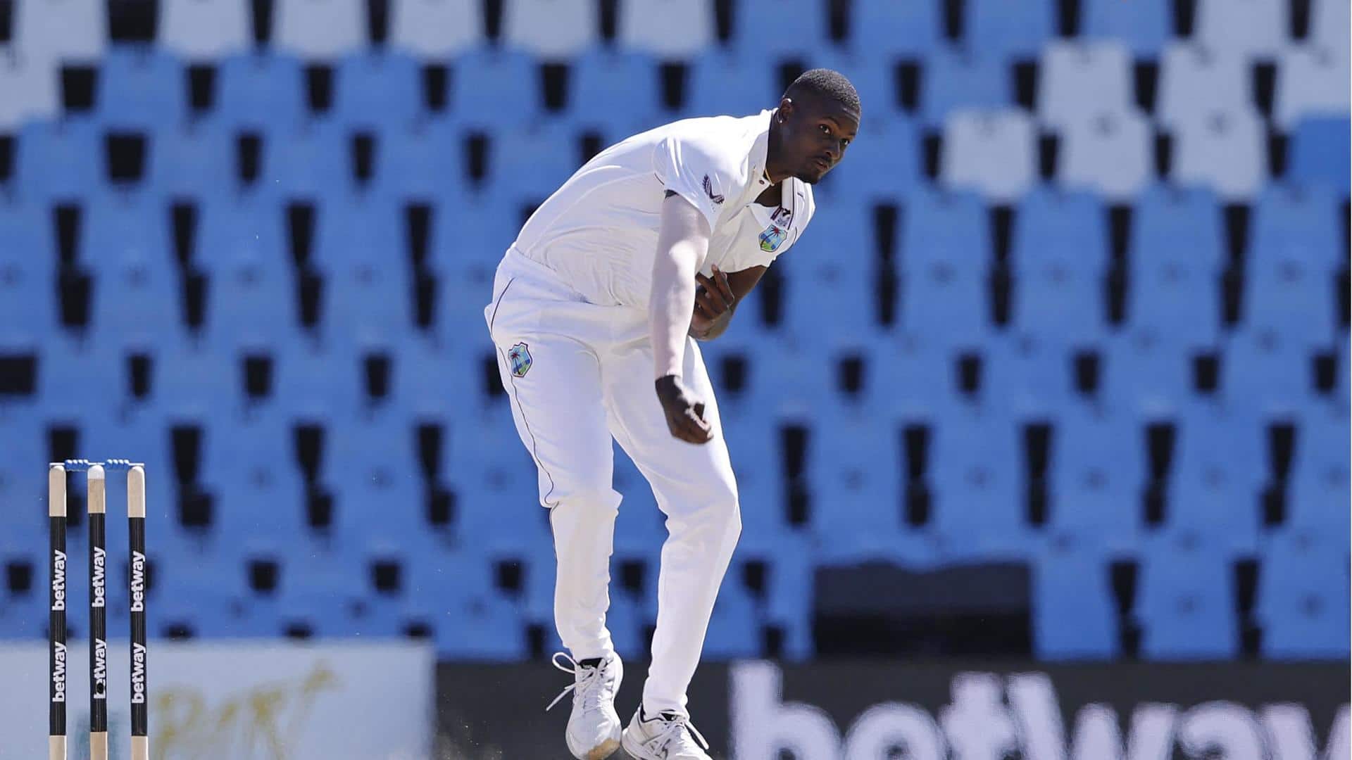 Jason Holder set to complete 100 Test wickets at home