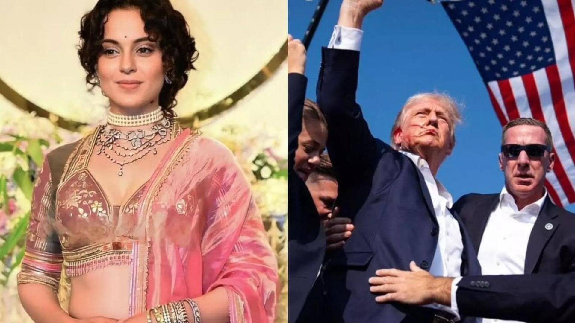 Kangana Ranaut endorses Donald Trump, calls him 'total killer'