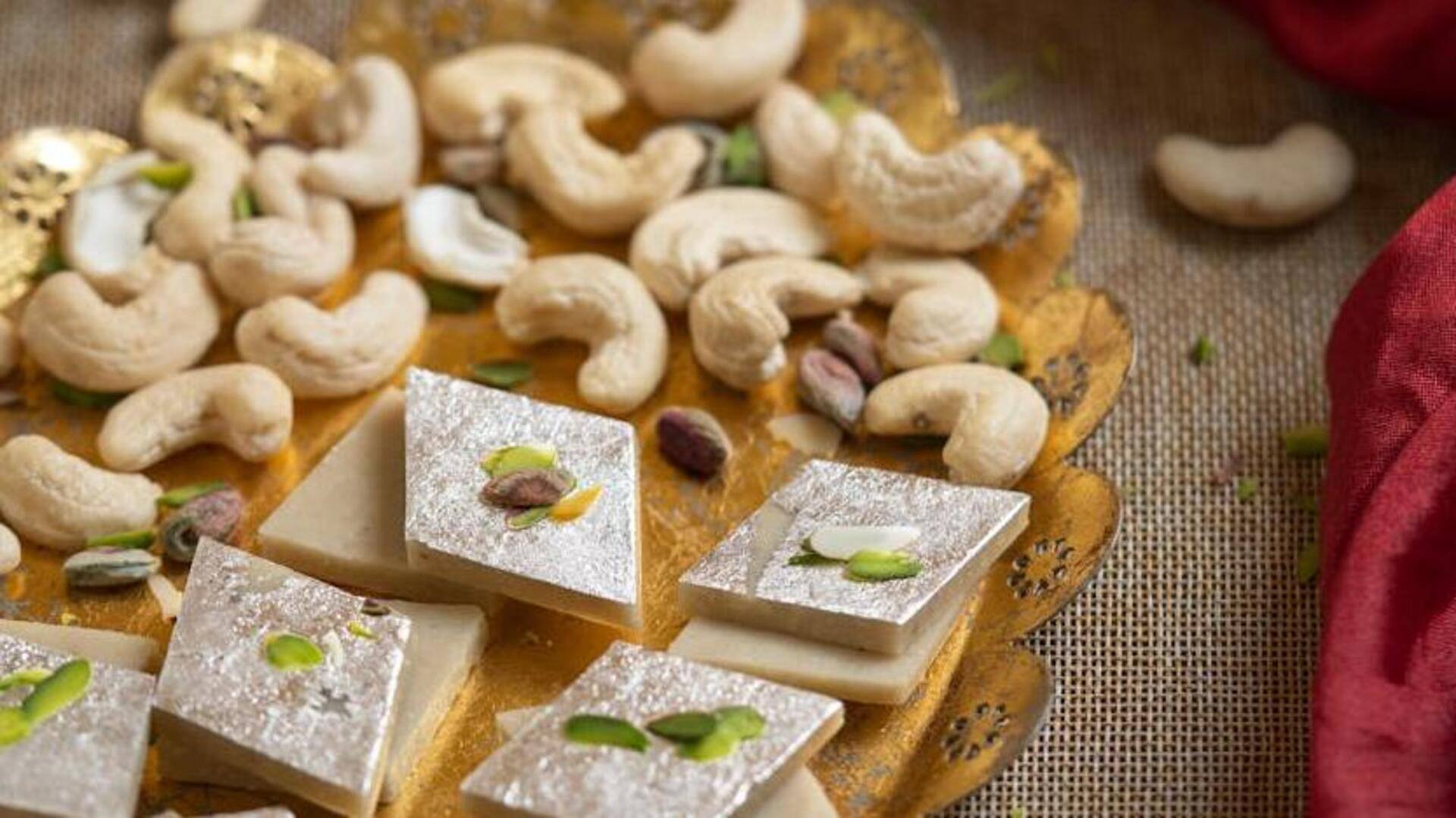 Traversing the silken threads of kaju katli's elegance