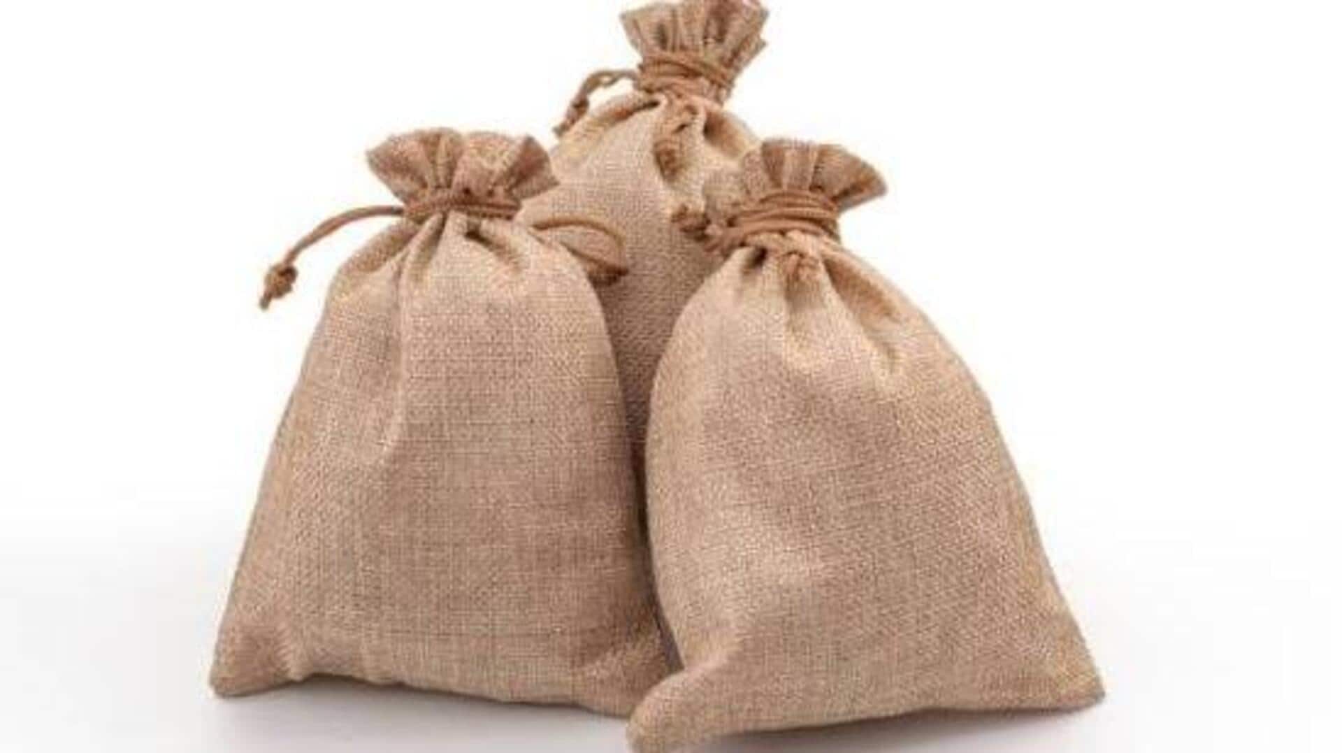 How artists are turning old sacks into artwork 