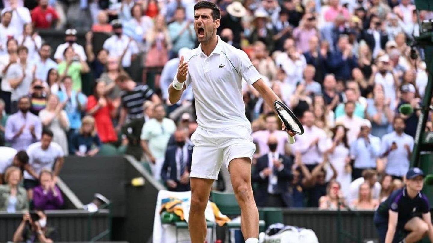 Djokovic is undefeated in 18 straight matches Djokovic is undefeated in 18 straight matches