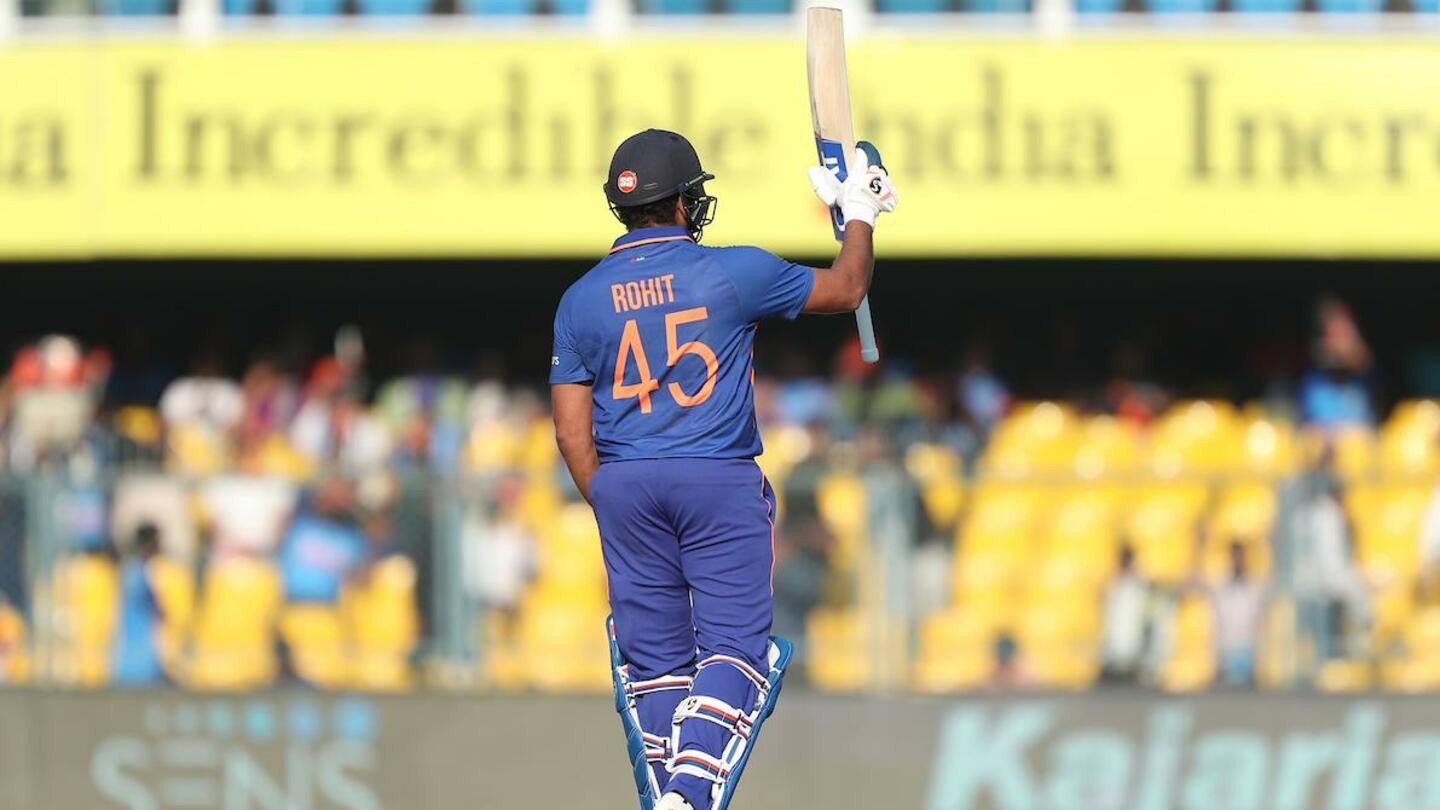 Rohit Sharma falls short of century, breaks Virender Sehwag's record