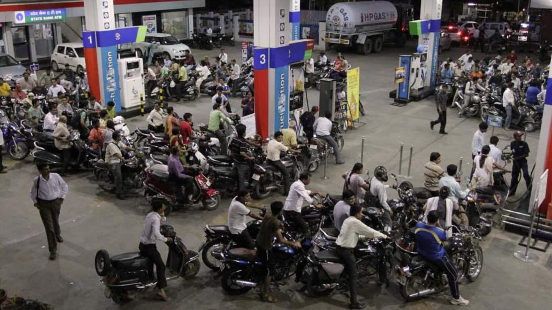 Long queues at petrol pumps across India: Here's why