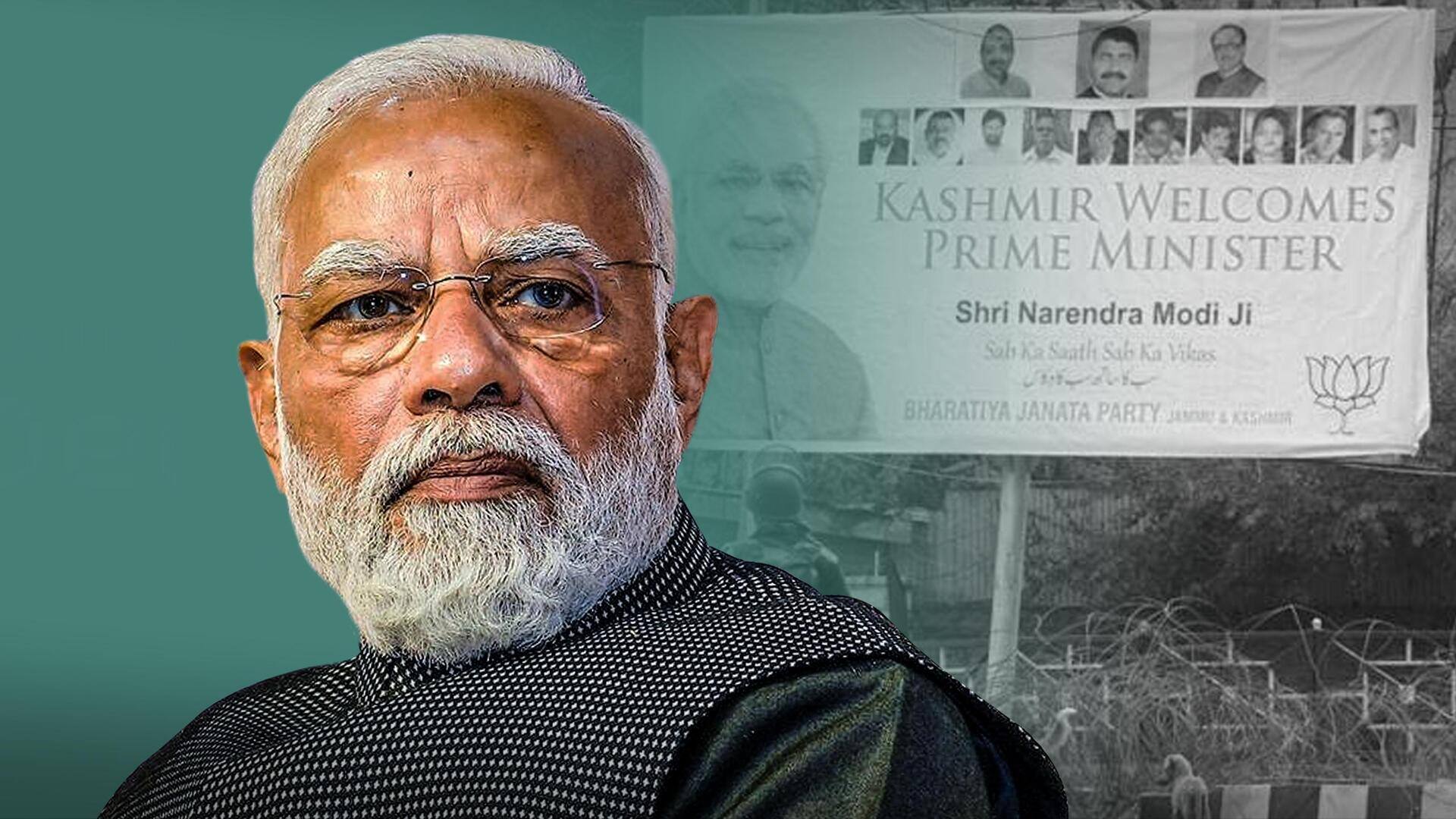 Congress was 'misguiding' Kashmir over Article 370: Modi in Srinagar