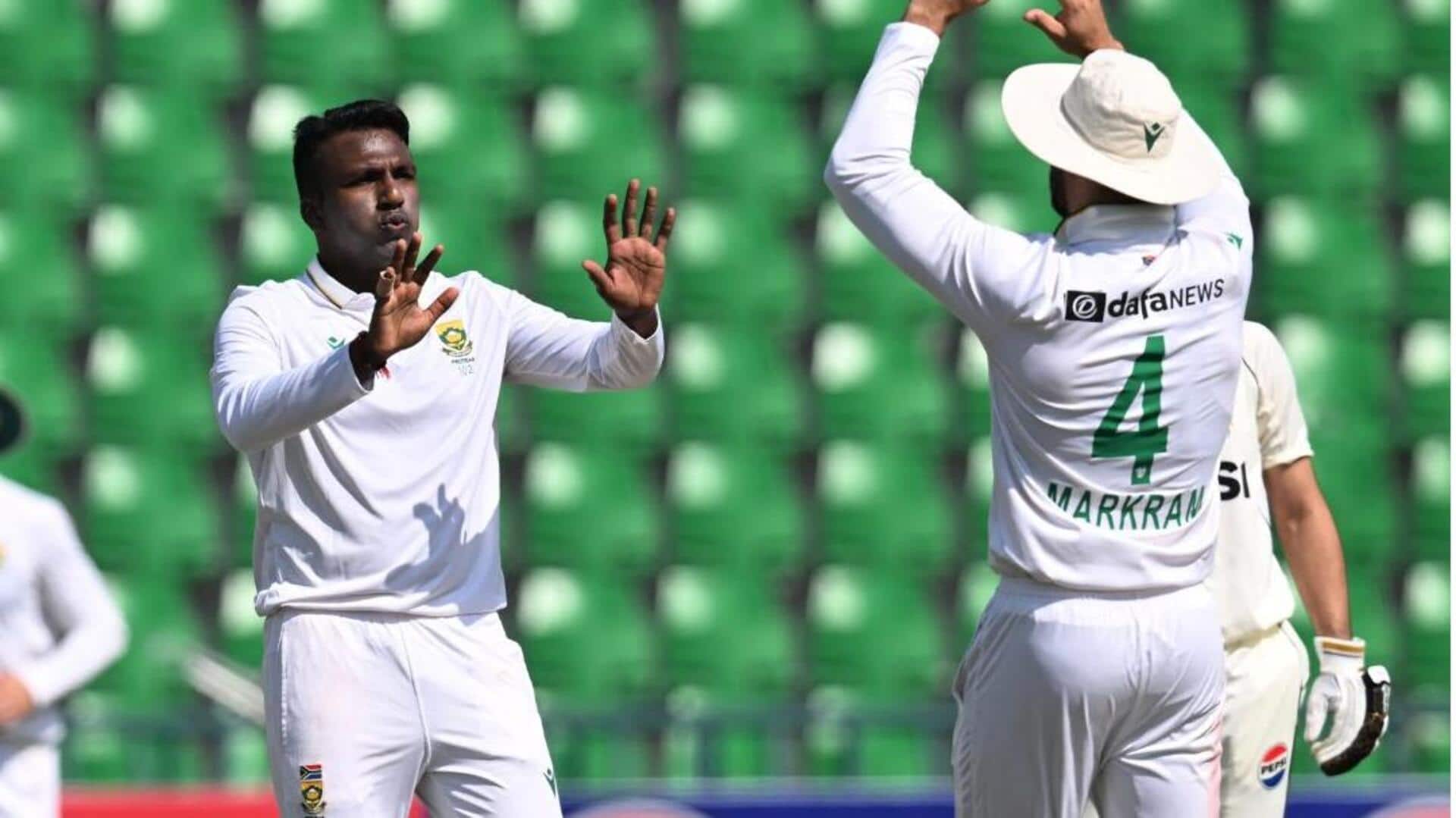 Senuran Muthusamy's six-fer restricts Pakistan in Lahore Test: Key stats