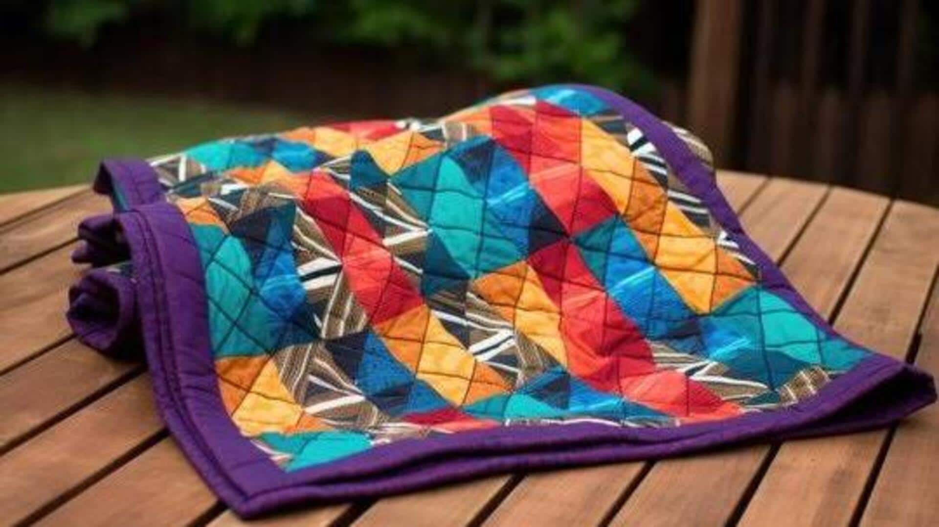 How traditional African quilts are made