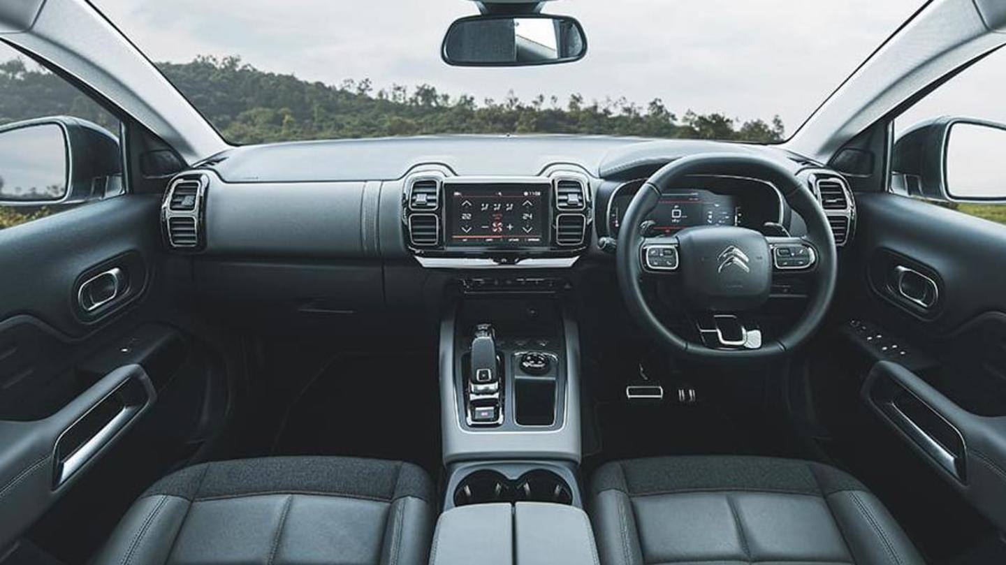 The vehicle has a spacious cabin with many features The vehicle has a spacious cabin with many features