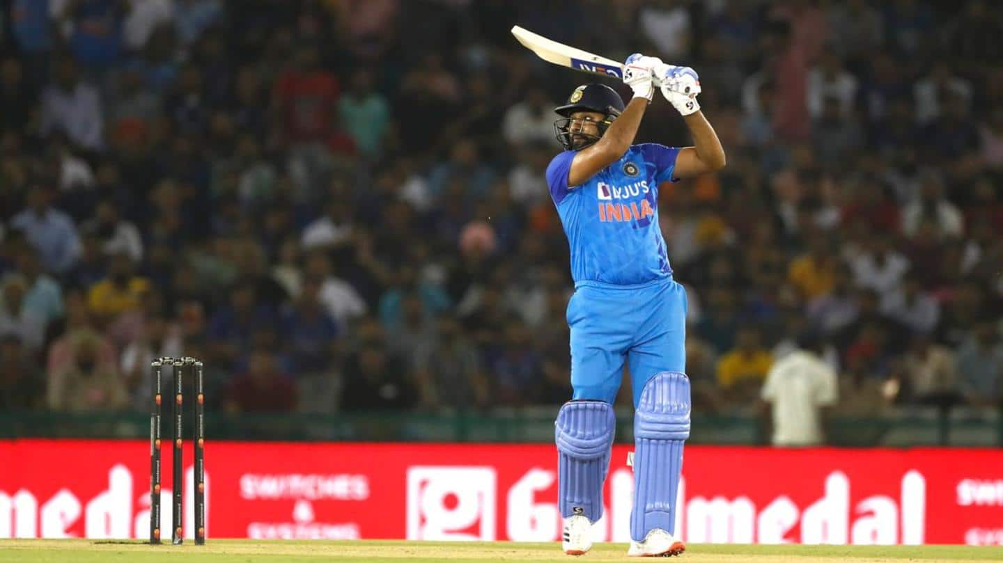 Rohit Sharma smashes his 173rd T20I six, breaks Guptill's record