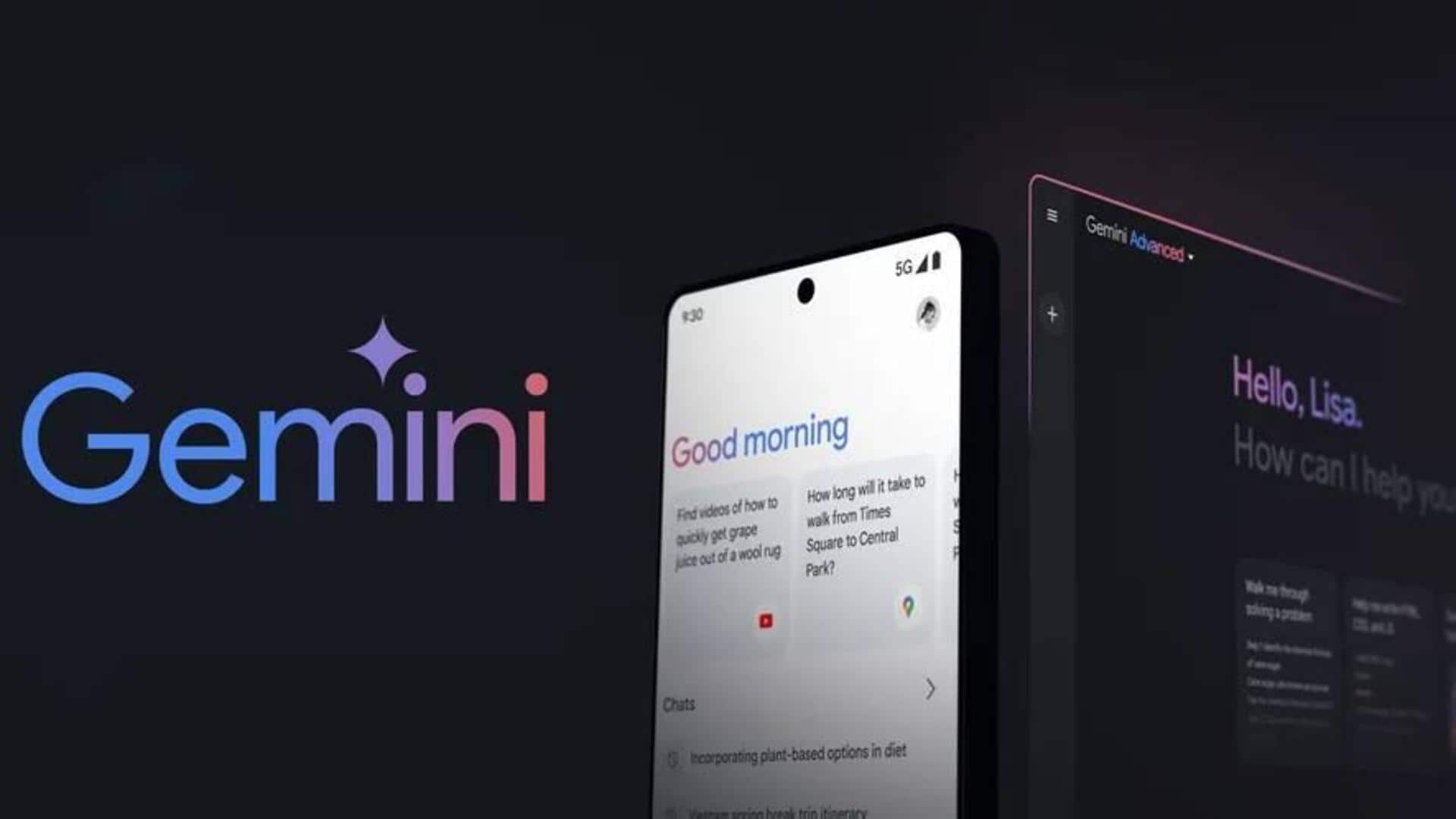 Gemini has access to these Google Assistant features: Check list