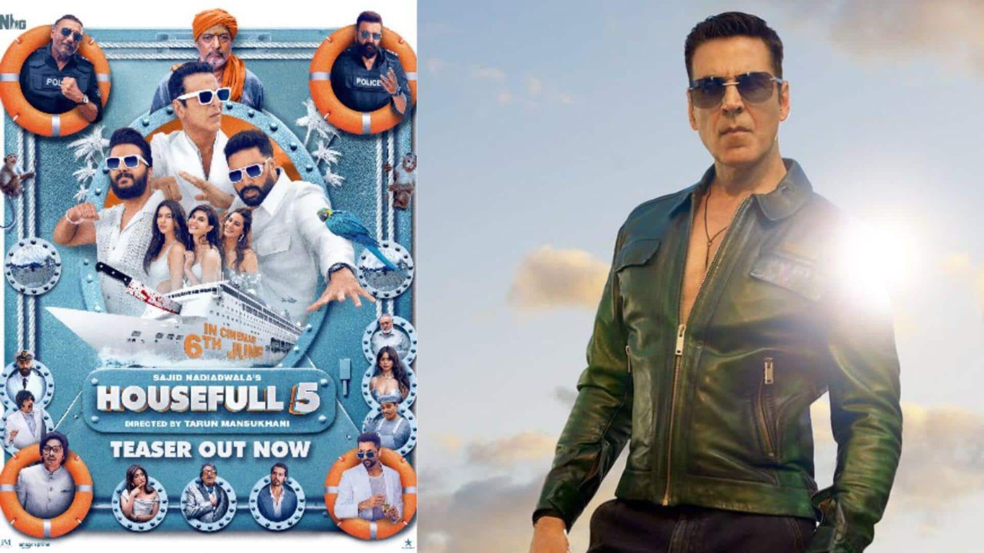 'Housefull 5' teaser disappears from YouTube after copyright claim 'Housefull 5' teaser disappears from YouTube after copyright claim