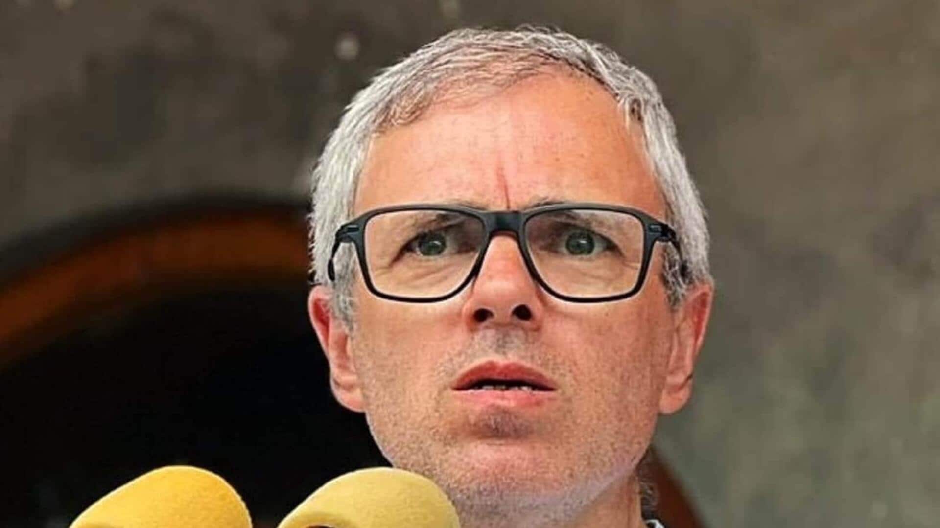 'Why should...I:' Omar opposes sending surplus Indus water to Punjab 'Why should...I:' Omar opposes sending surplus Indus water to Punjab