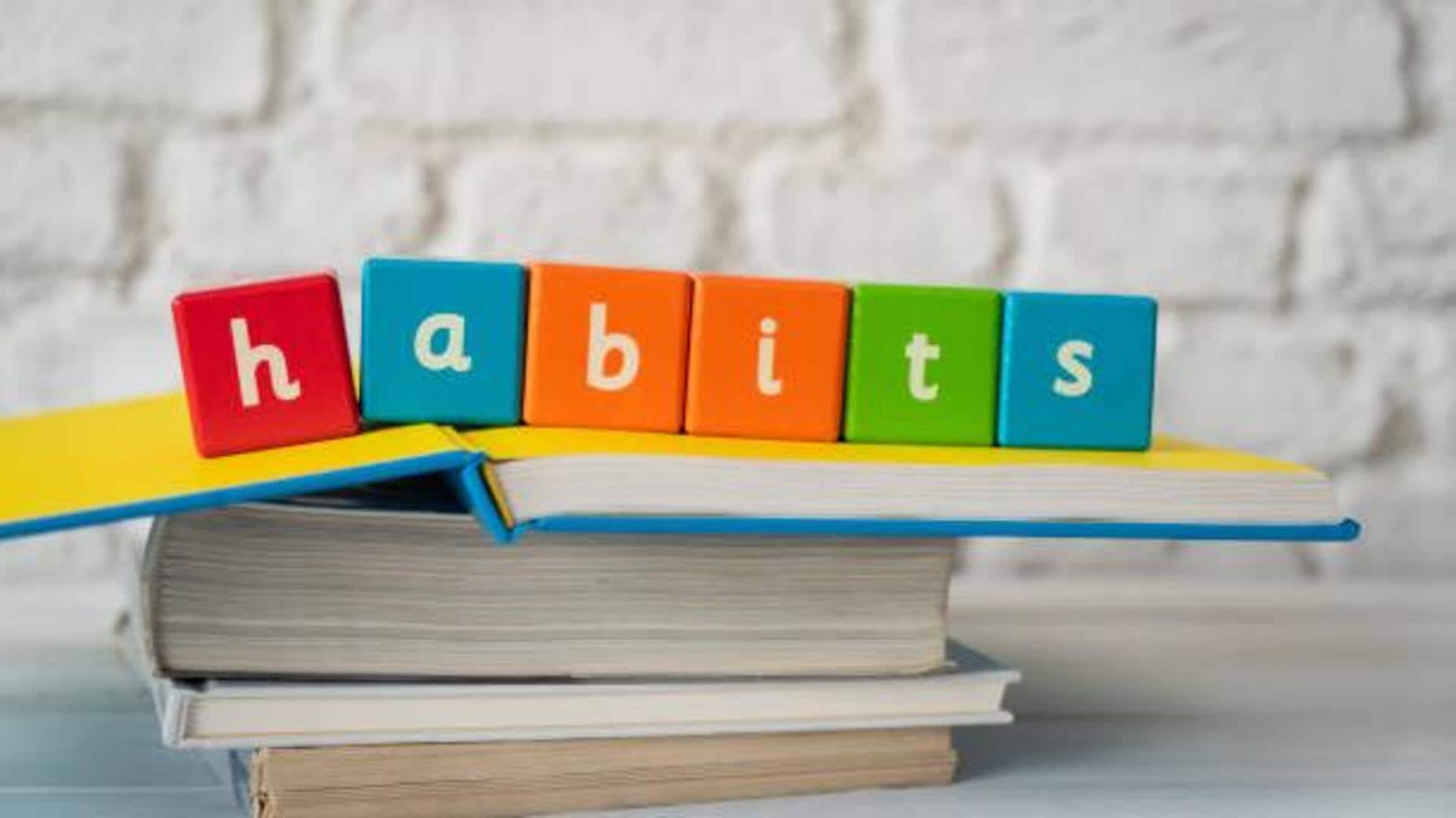 How to break bad habits