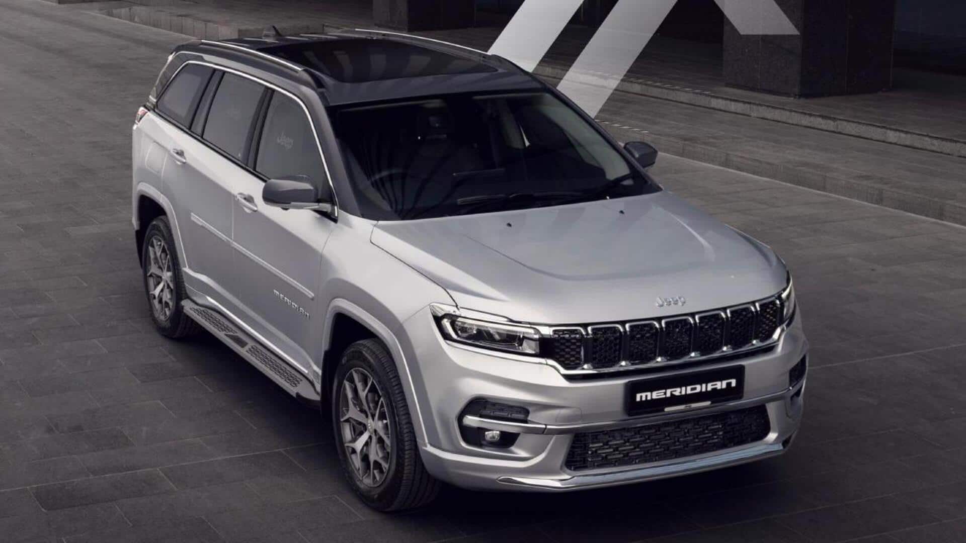 Jeep launches special edition Meridian X SUV at ₹34.27 lakh