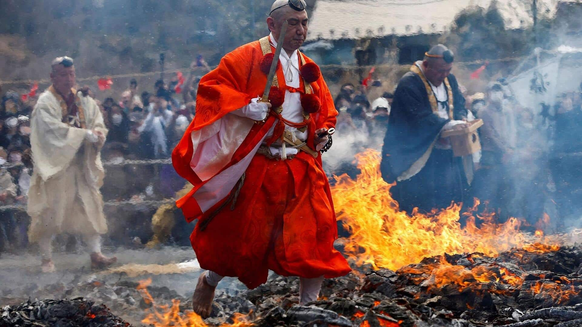 Firewalking ceremonies: Cultural footsteps of courage