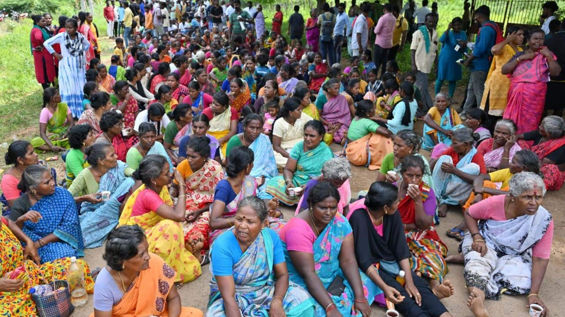 Fearing displacement, livelihood loss, villagers protest expansion of Madurai airport