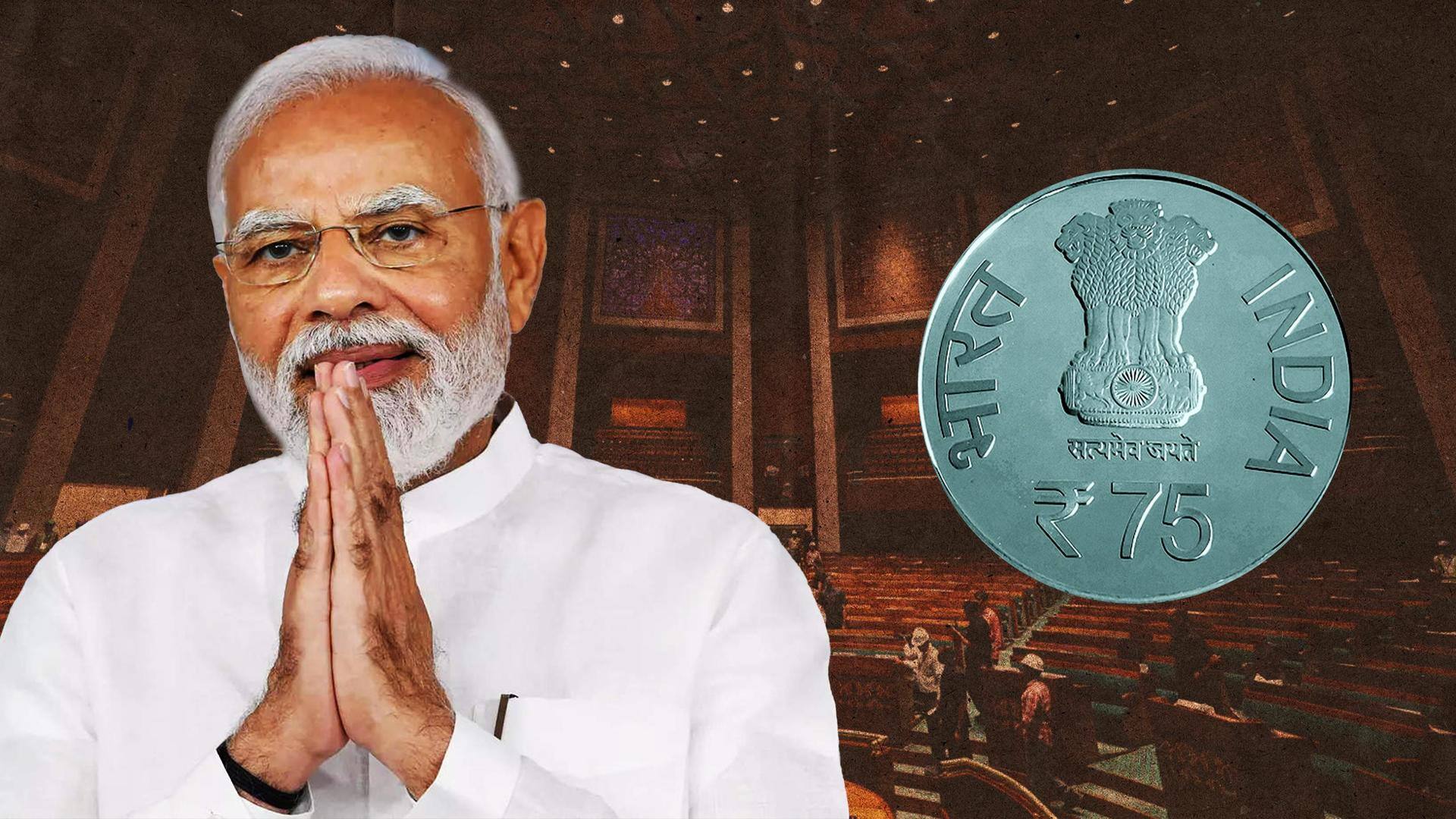 New Parliament inauguration: Modi releases special stamp, Rs. 75 coin