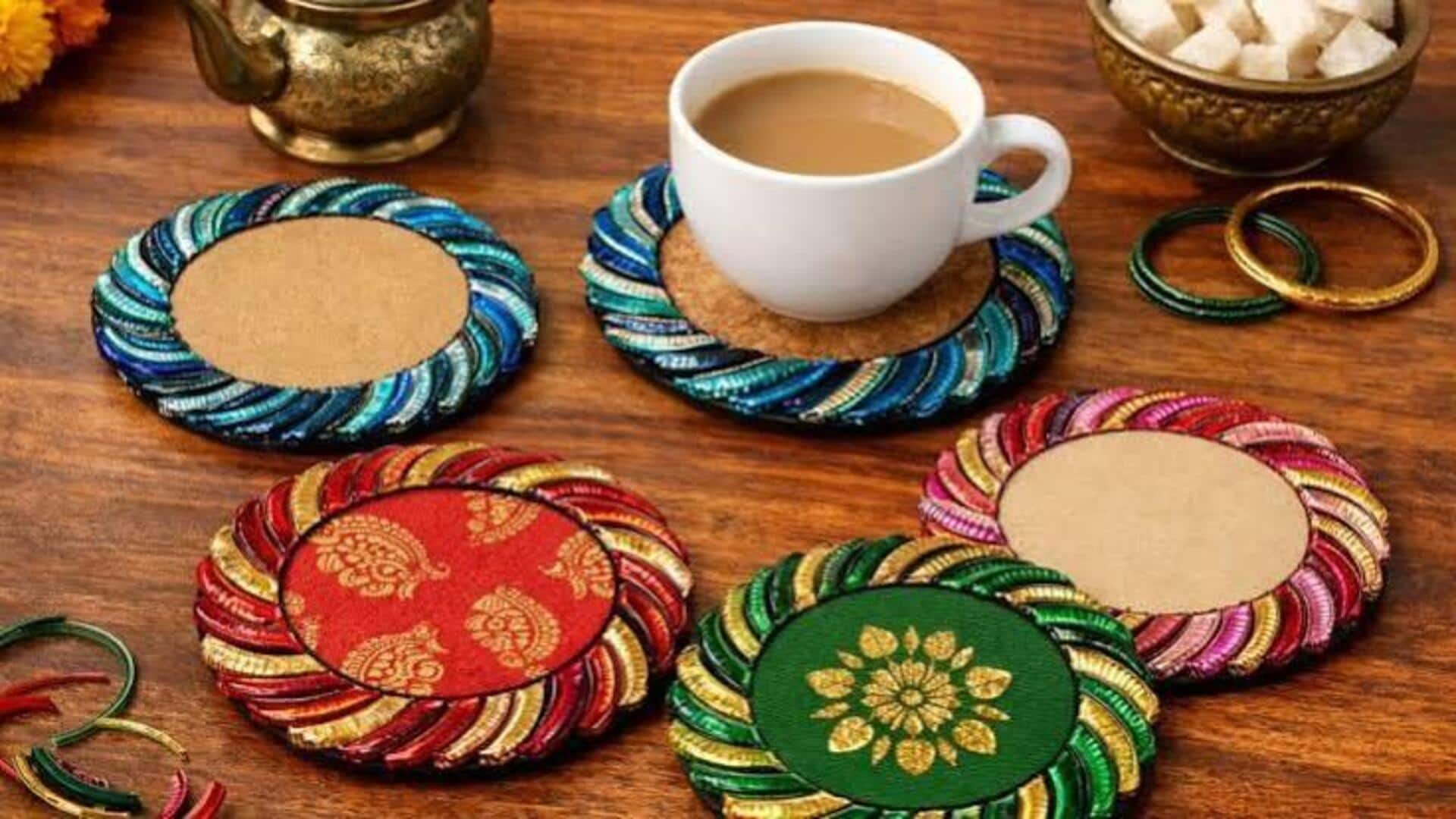 How to transform old bangles into beautiful decor