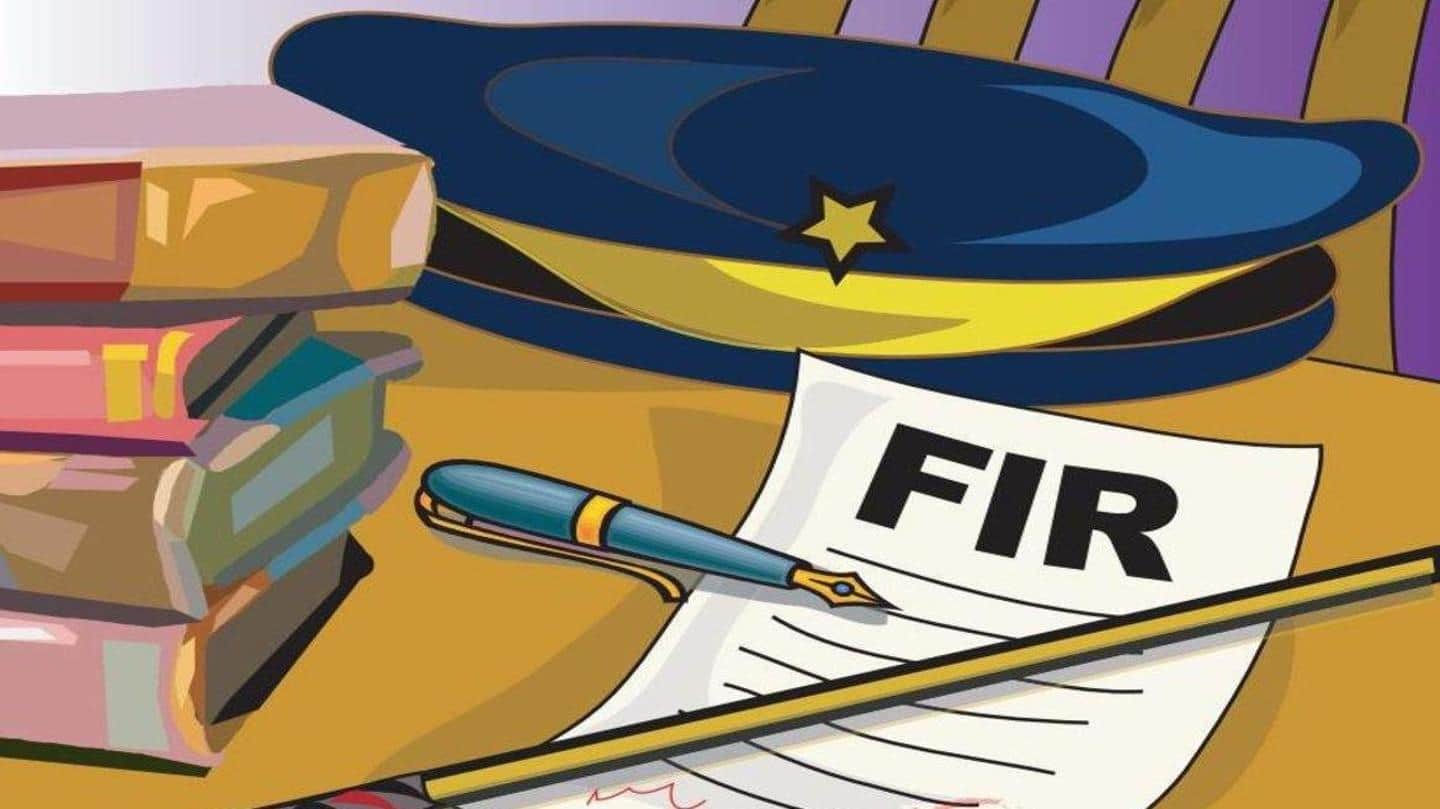 An FIR was lodged in the case An FIR was lodged in the case
