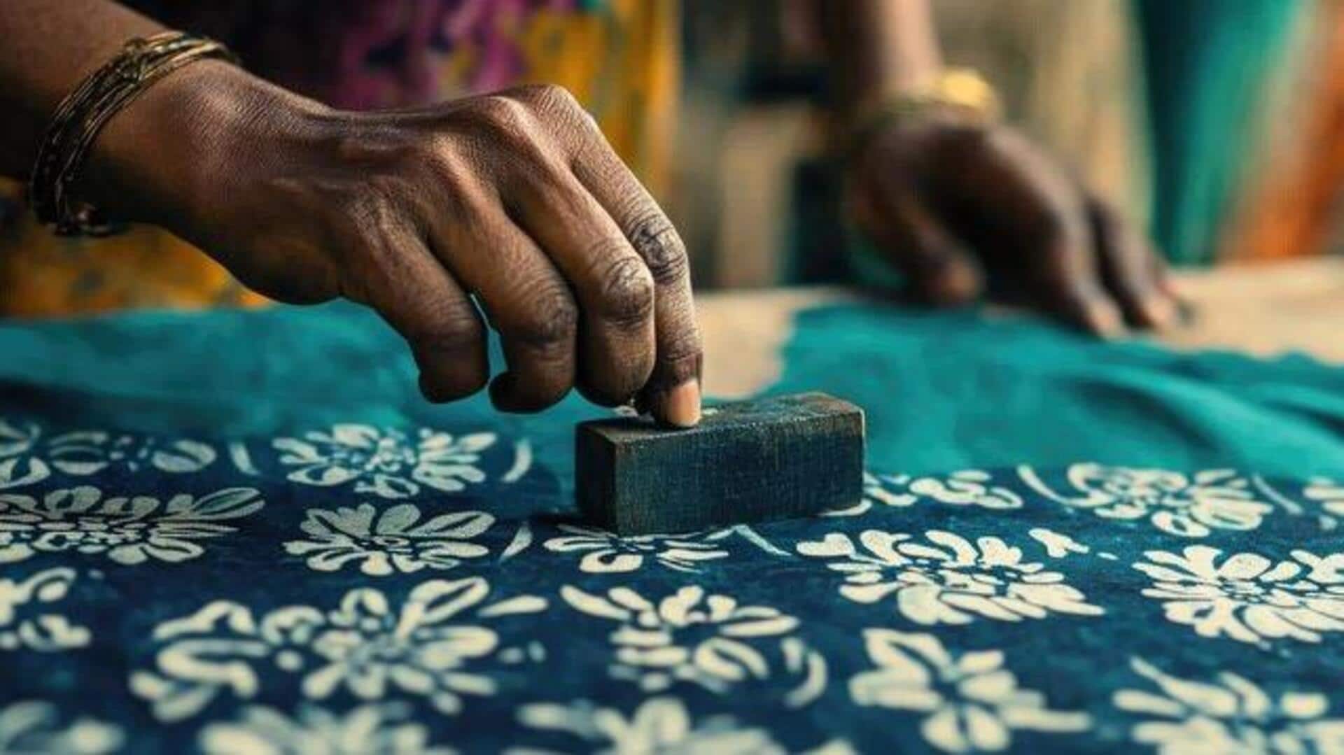 Transform your winter wardrobe with ajrak block print