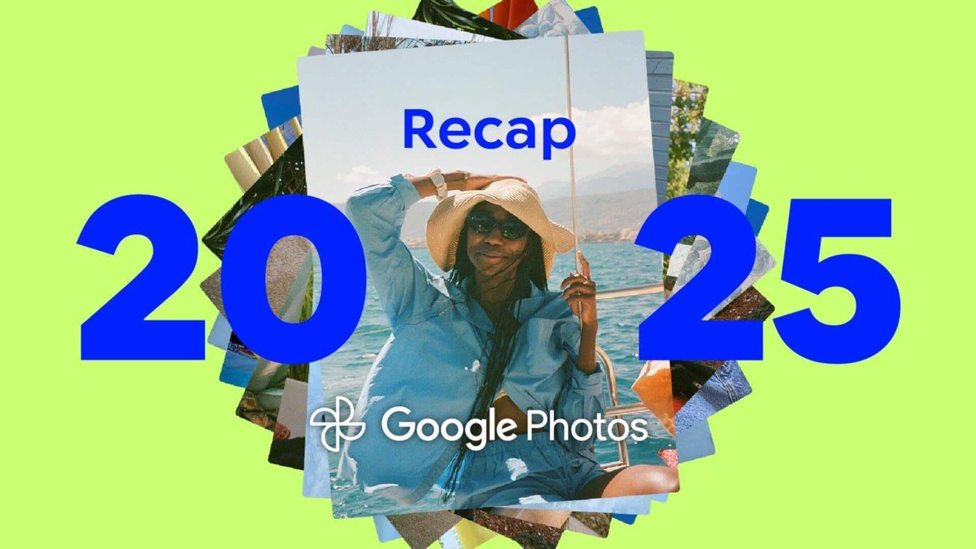 How to use Google Photos 2025 Recap