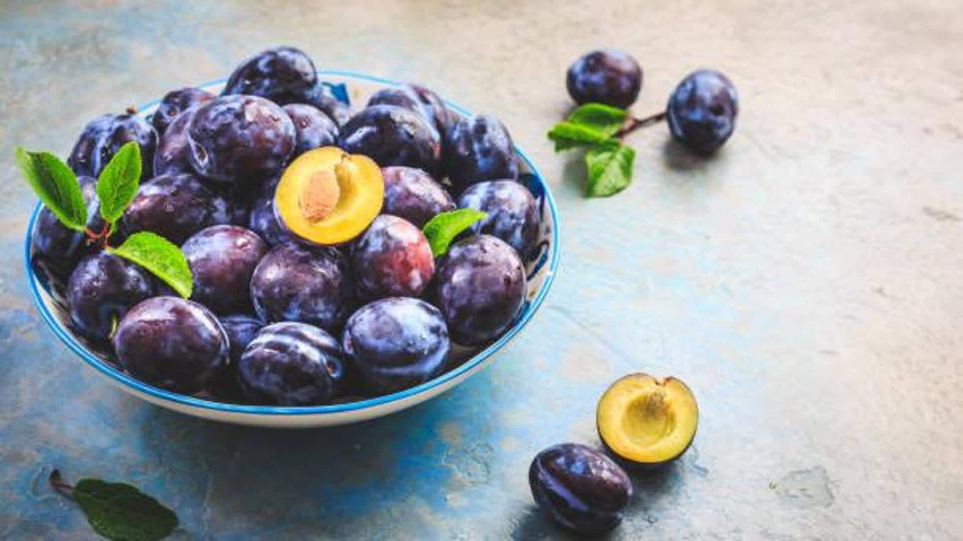 Why plums are considered a superfruit