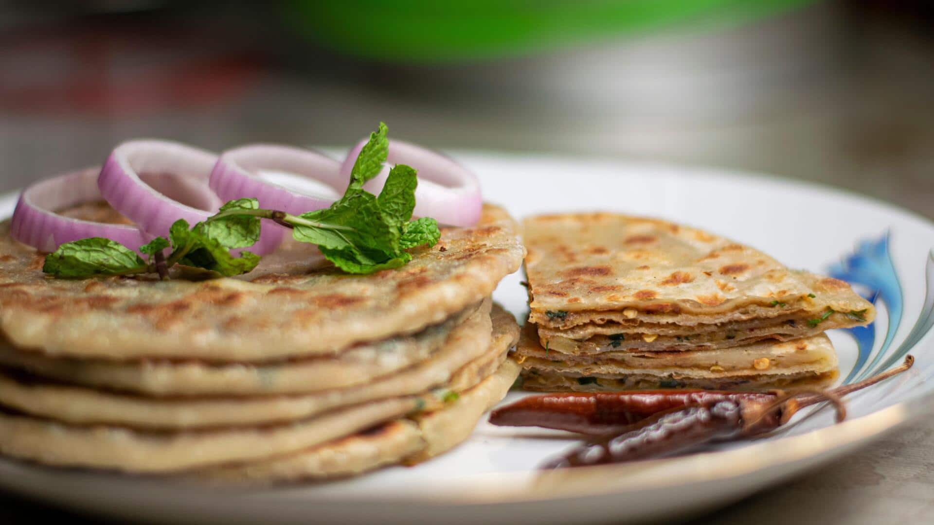 The secret to soft and crispy homemade aloo parathas