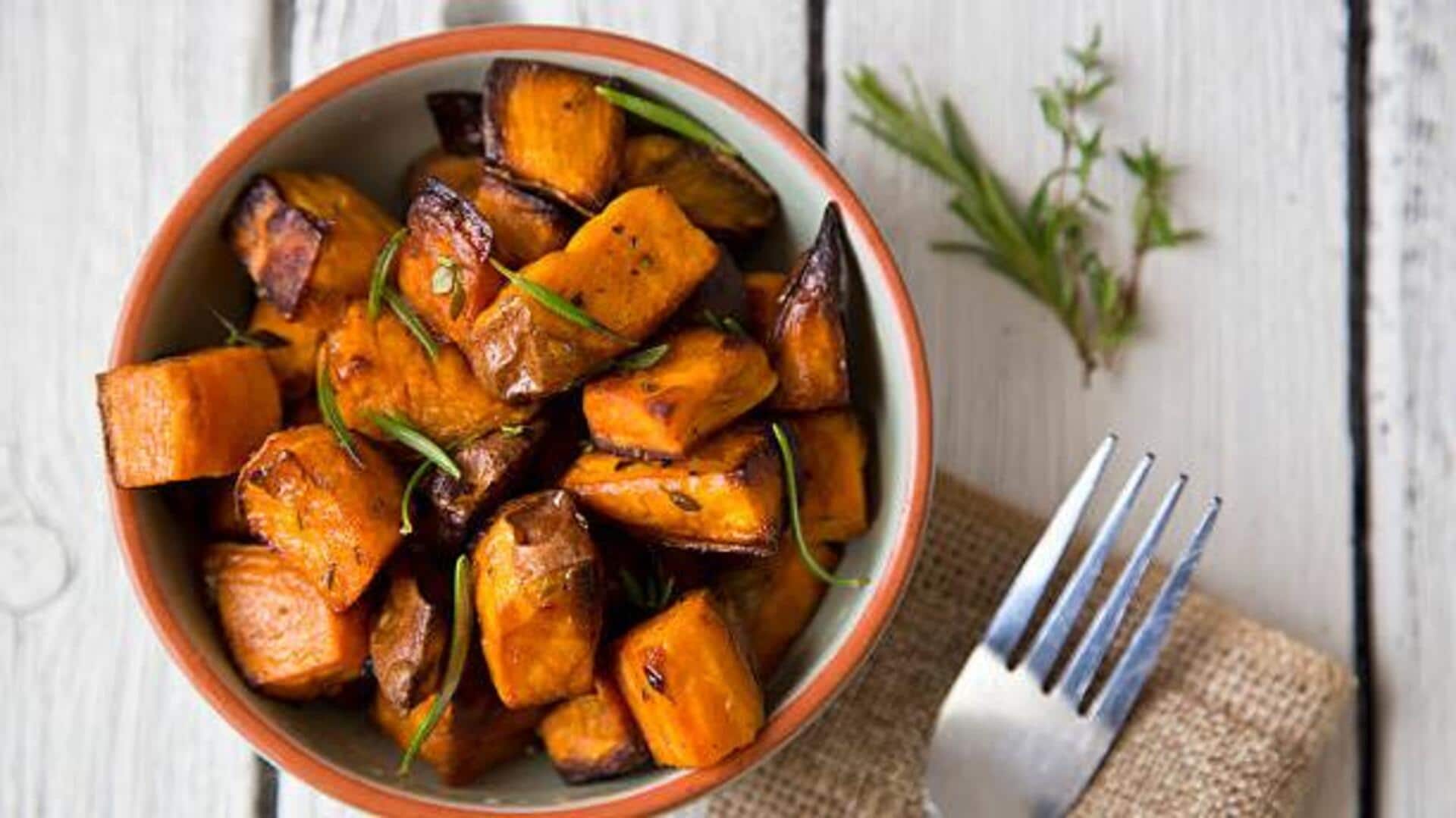 Healthy breakfasts: Sweet potato and hemp seed bowl