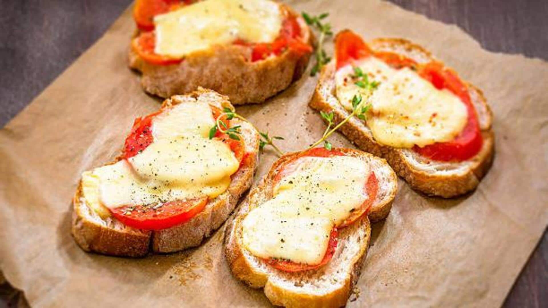 This open toast recipe is quick and tasty
