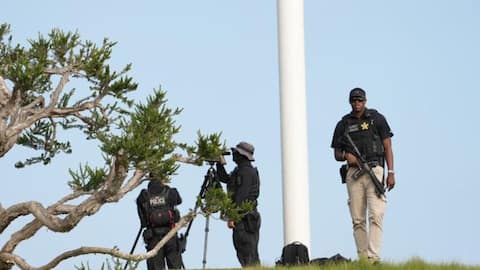 Armed man arrested at Trump's golf course