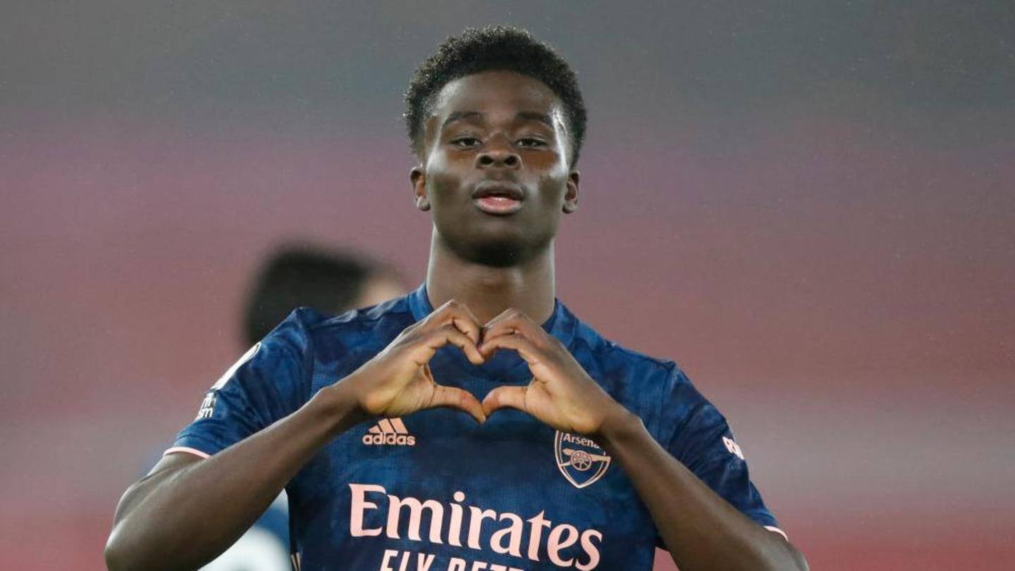 Saka's Premier League stats Saka's Premier League stats