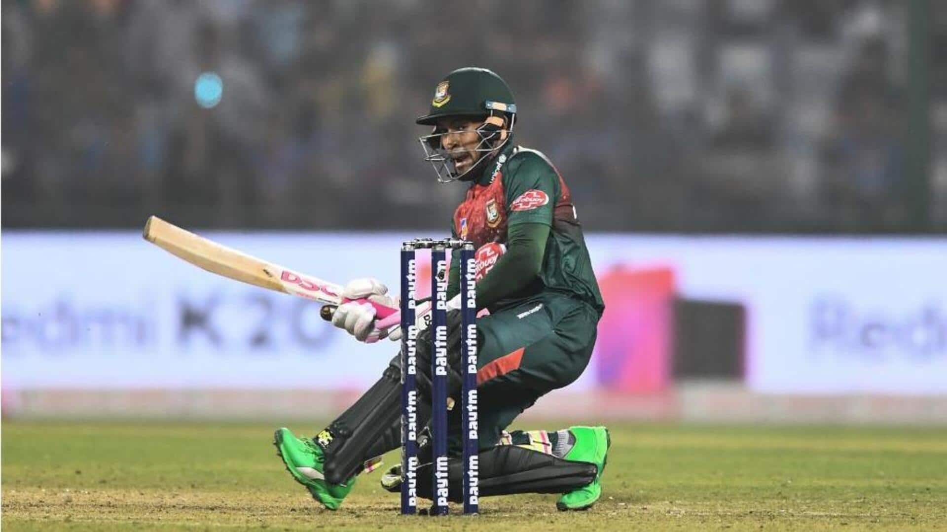 Mushfiqur Rahim becomes second Bangladesh batter to 100 ODI sixes