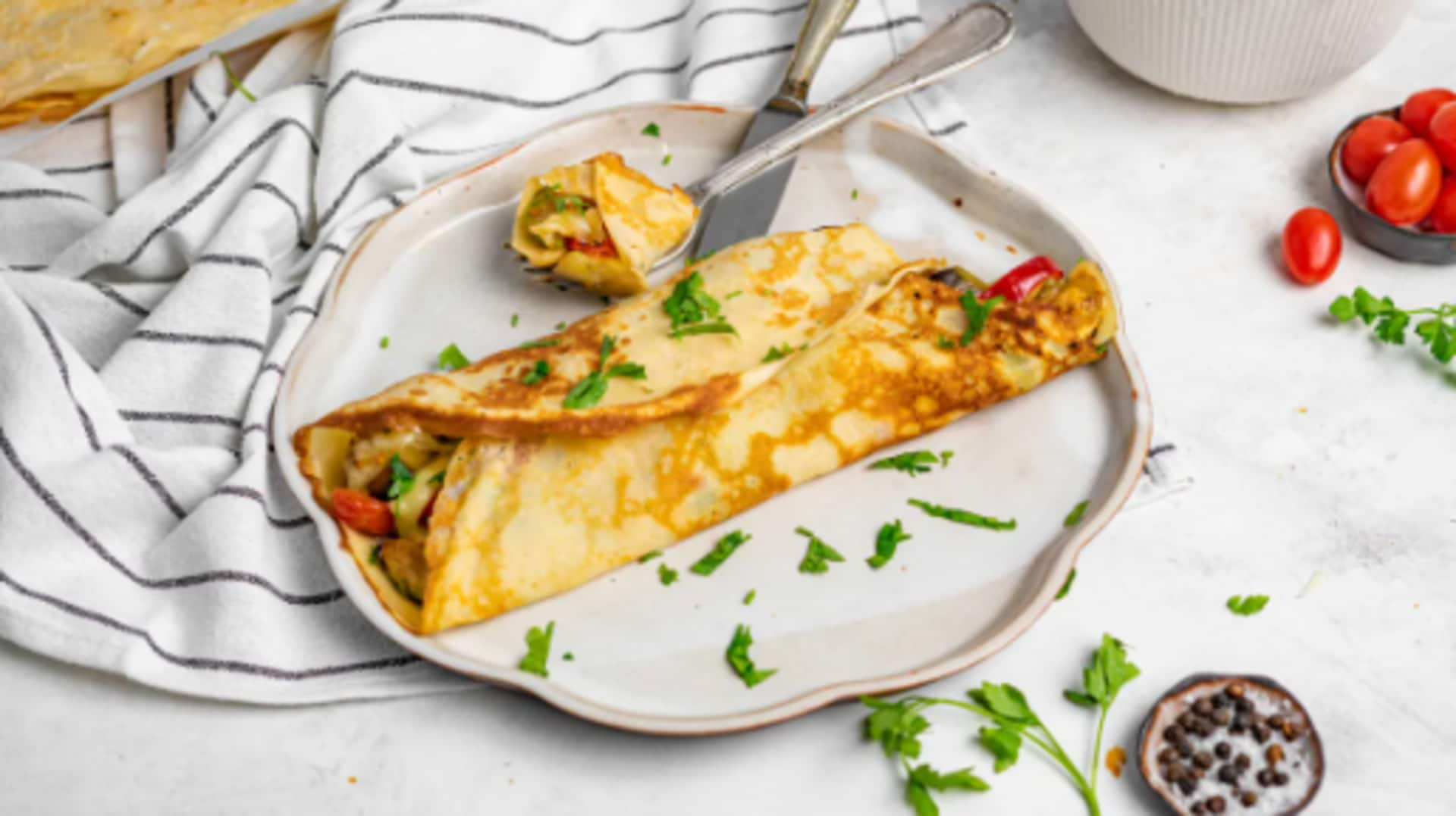 Have you tried this French ratatouille stuffed crepes recipe