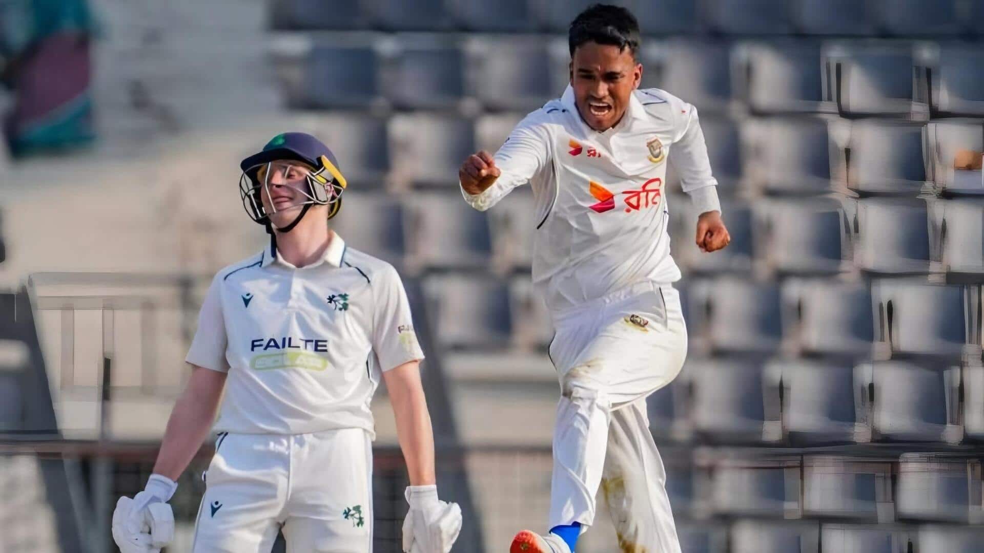 Bangladesh's Hasan Murad claims four-wicket haul on Test debut: Details