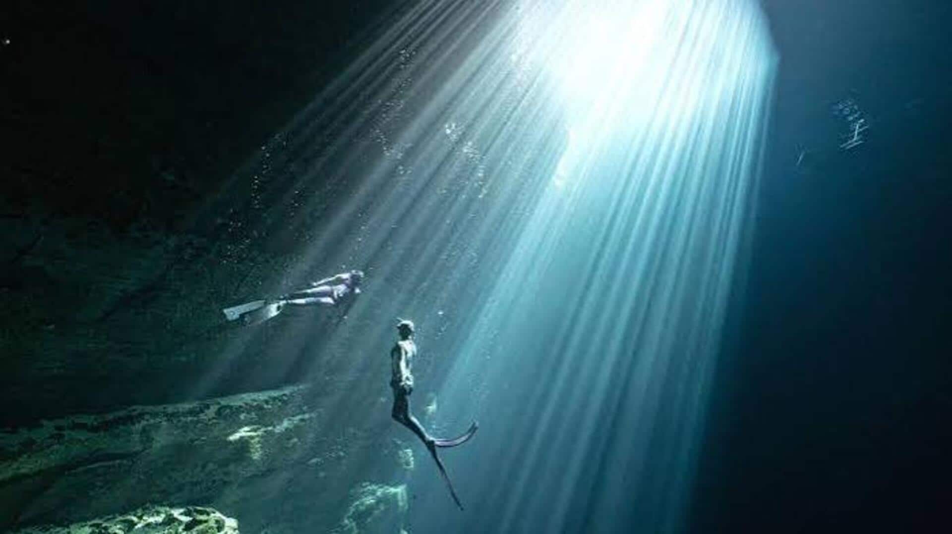 Cave diving in freshwater sinkholes: A must-try
