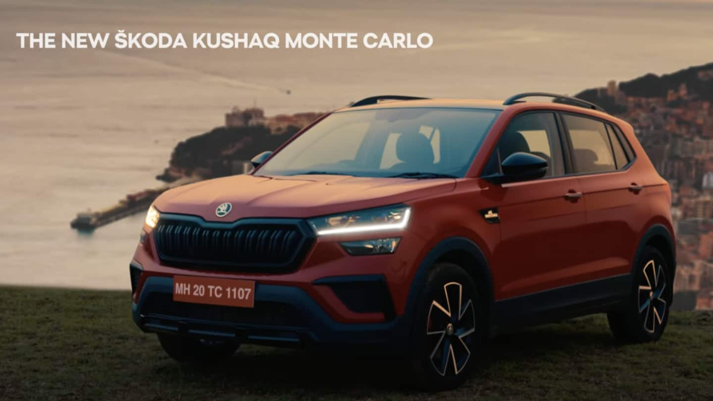 SKODA KUSHAQ Monte Carlo launched at Rs. 16 lakh