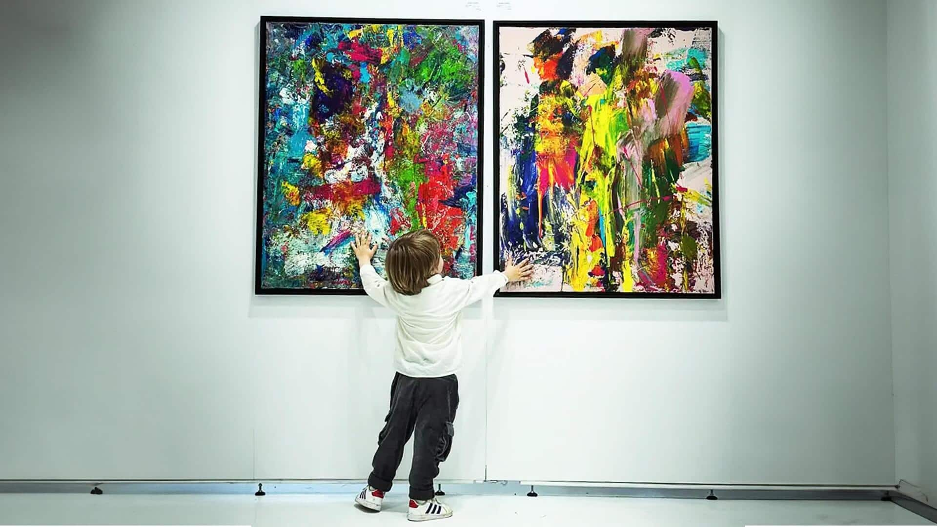 2-year-old German prodigy's artwork fetches up to $7,000