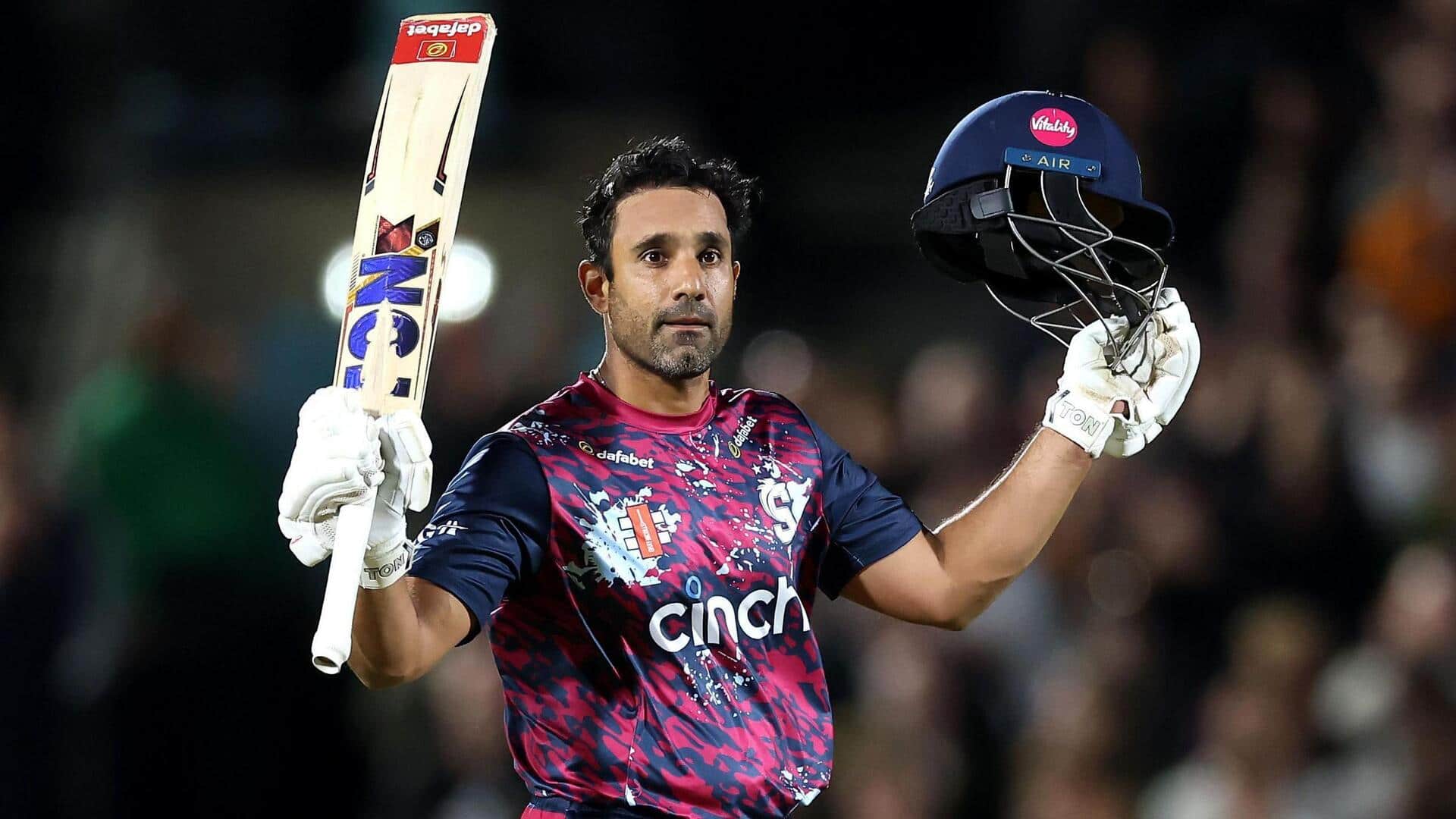 England's Ravi Bopara slams T20 century at 40, sets records England's Ravi Bopara slams T20 century at 40, sets records