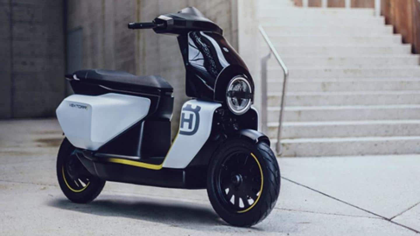 Husqvarna reveals Vektorr concept e-scooter; to be launched in 2022