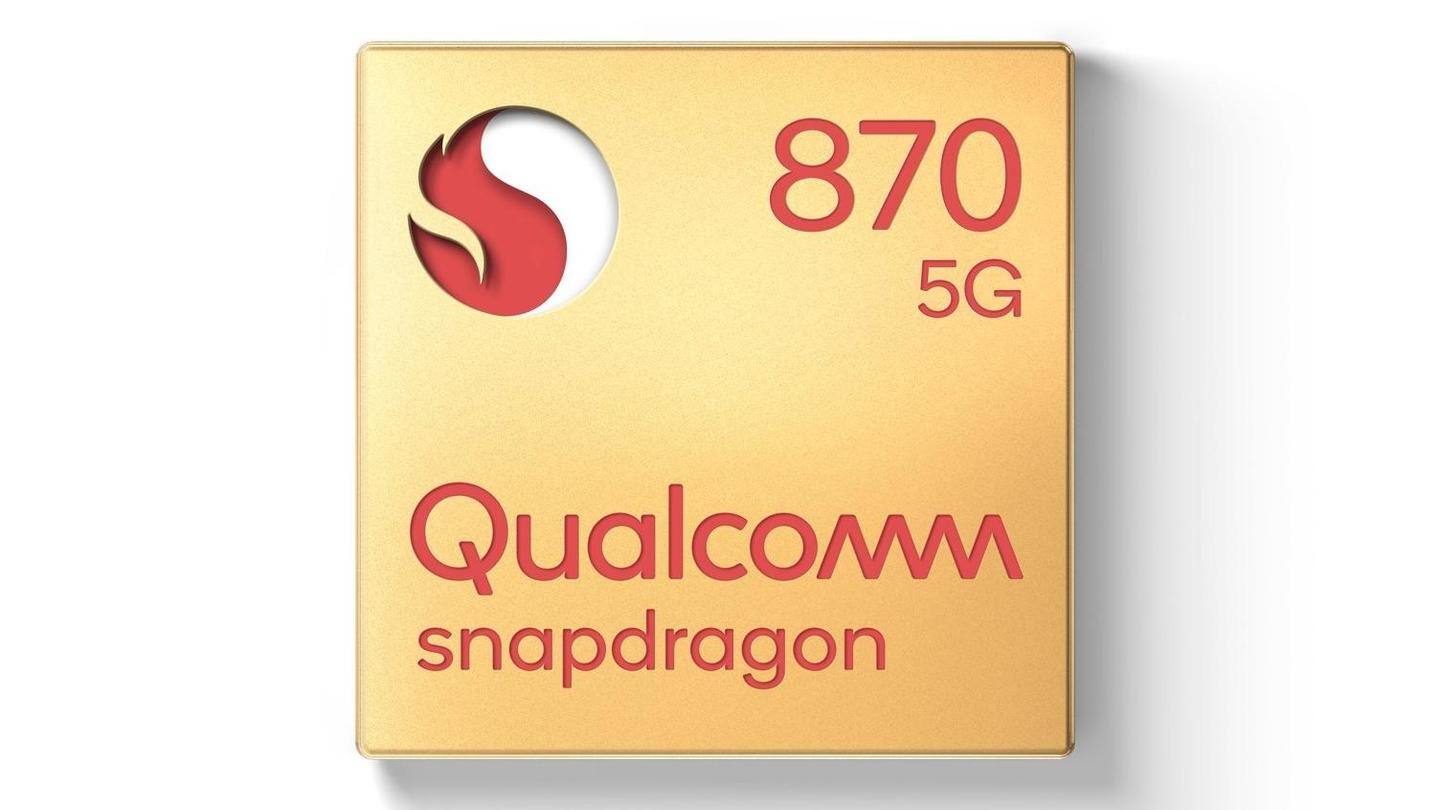 It will draw power from a Snapdragon 870 chipset It will draw power from a Snapdragon 870 chipset