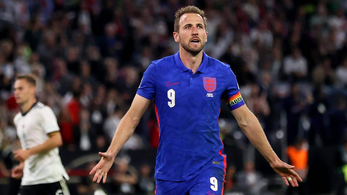 Harry Kane races to 50 international goals: Key stats