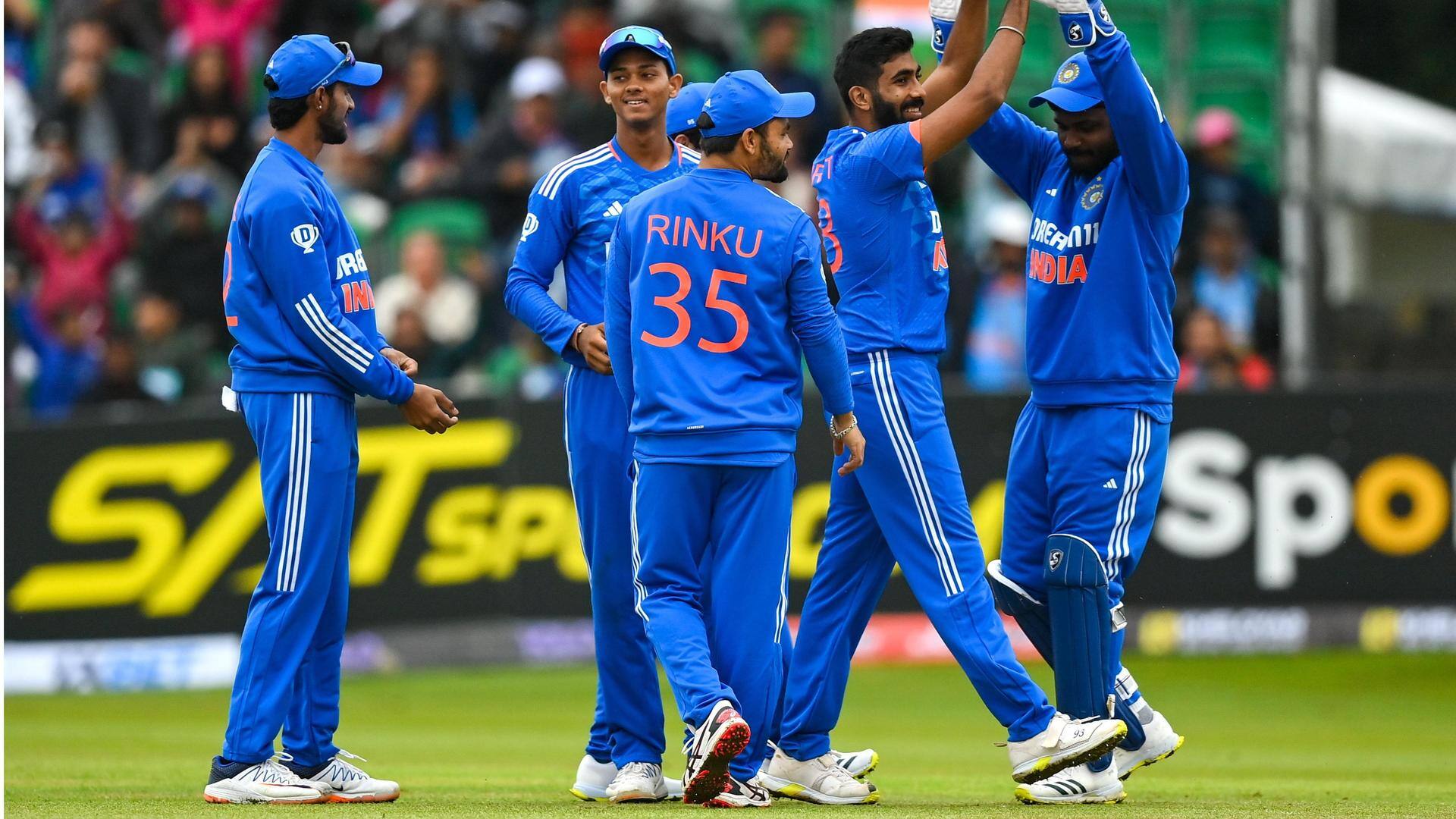 India beat Ireland in 2nd T20I, seal three-match series: Stats