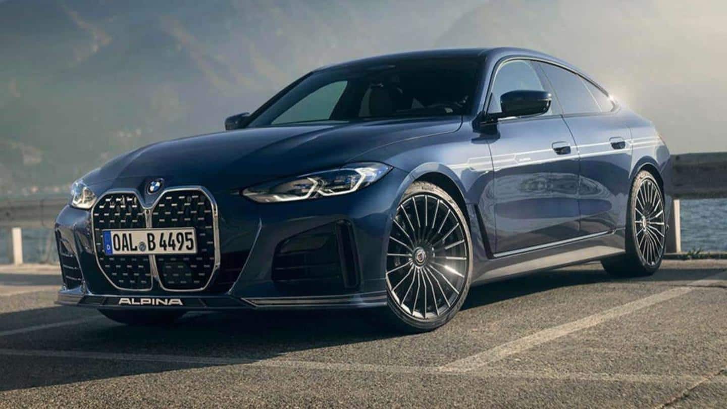 BMW ALPINA B4 Gran Coupe, with sporty looks, breaks cover